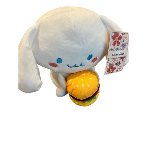 Sanrio Cinnamoroll eating burger plush - Picture 6 of 6
